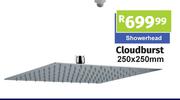 Showerhead Cloud Burst 250 x 250mm 