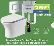 Grohe Tahsin Pan + Grohe Cistern Combo