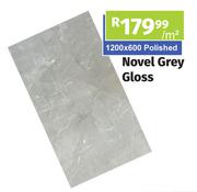 Novel Grey Gloss 1200 x 600 Polished-Per Sqm