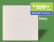 Ivory 600 x 600 Polished-Per Sqm
