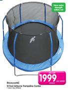 Bounceking 10 Foot Airborne Trampoline Combo