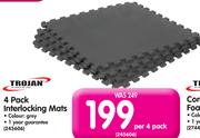 Trojan 4 Pack Interlocking Mats-Per 4 Pack