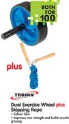Trojan Dual Exercise Wheel+ Skipping Rope