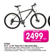Totem 27.5" or 29" Race Pro 4 Mountain Bike