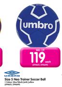 Umbro Size 5 Neo Trainer Soccer Ball-Each