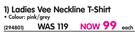 Endurance Ladies Vee Neckline T-Shirt-Each