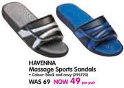 Havenna Massage Sports Sandals-Per Pair