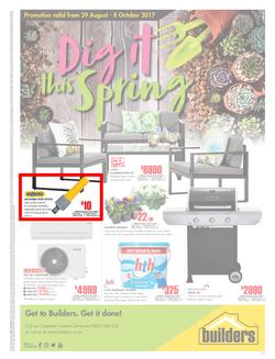Builders Inland : Dig It This Spring (29 Aug - 8 Oct 2017), page 1