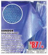 Sondor Solar Pool Blanket-Per Sqm