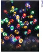 Solar Flair 50 Fairy Lights Coloured