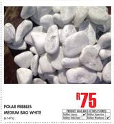 Polar Pebbles Medium Bag White
