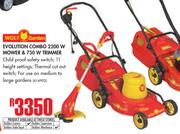 Wolf Garden Evolution Combo 2200W Mower & 750W Trimmer