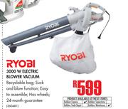 Ryobi 3000W Electric Blower Vacuum