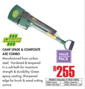 Lasher Camp Spade & Composite Axe Combo