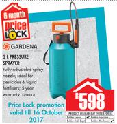 Gardena 5Ltr Pressure Sprayer
