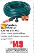 Garden Master Hose Pipe & Fittings