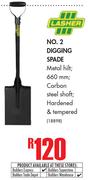Lasher No 2 Digging Spade