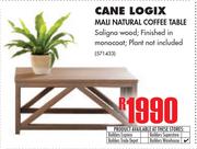 Cane Logix Mali Natural Coffee Table