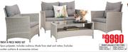Trevi 4 Piece Patio Set