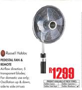 Russell Hobbs Pedestal Fan & Remote