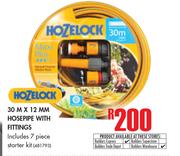 Hozelock 30M x 12mm Hosepipe With Fittings