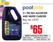 Pool Brite Tru Blu Algaecide And Water Clarifier-2ltr