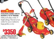 Wolf Garden Evolution Combo 2200W Mower & 750W Trimmer