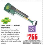 Lasher Camp Spade & Composite Axe Combo
