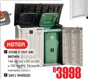 Keter Store It Out Arc Brown 146x82x120cm