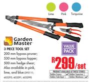 Garden Master 3 Piece Tool Set-Per Set