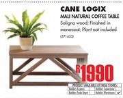 Cane Logix Mali Natural Coffee Table