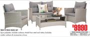 Trevi 4 Piece Patio Set