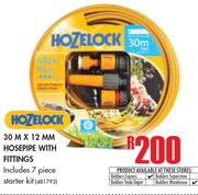 Hozelock 30m x 12mm Hosepipe With Fittings