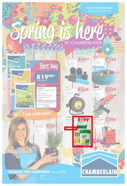 Chamberlains : Spring Is Here (23 Aug - 8 Sept 2019), page 1