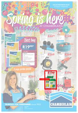 Chamberlains : Spring Is Here (23 Aug - 8 Sept 2019), page 1
