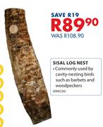Sisal Log Nest