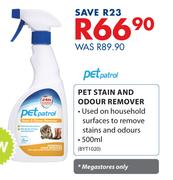 PetPatrol Pet Stain And Odour Remover-500ml