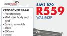 Megamaster Crossover Braai 600mm