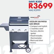 Megamaster Sizzler 320 Patio Gas Braai
