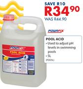 Powafix Pool Acid-5Ltr