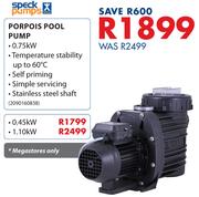 Speck Pumps 0.75Kw Porpois Pool Pump