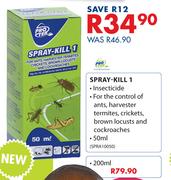 Pro-Tek Spray Kill 1-50ml