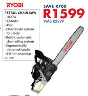 Ryobi cs 4518 chain top