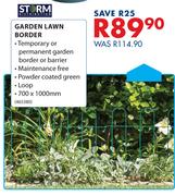 Storm Garden Lawn Border