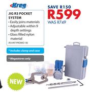 Kreg Jig R3 Pocket System Includes Clamp And Case R3-INT-PROMO-18