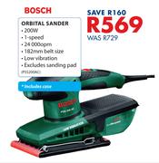 Bosch 200W Orbital Sander Including Case PSS200AC
