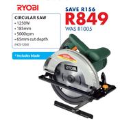 Ryobi 1250W Circular Saw (Includes Blade) HCS-1250