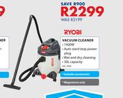Ryobi 1400W Vacuum Cleaner Including Accessories VC-35A