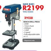 Ryobi 250W Bench Drill Press BD-513