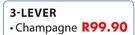 Legrand Light Switch 3-Lever Champagne 